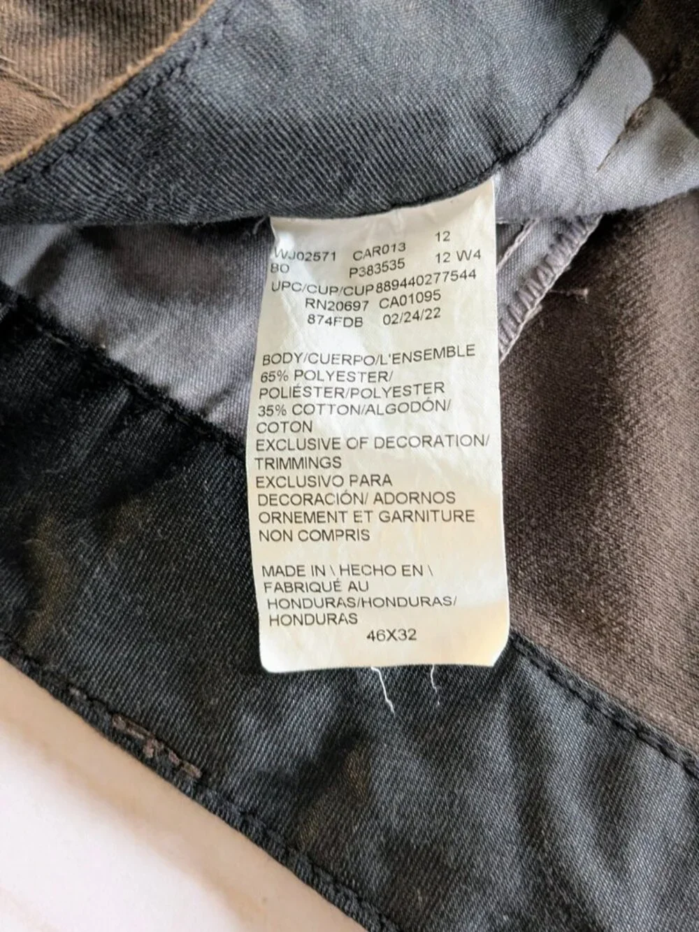 Dickies 874 Flex Work Pants 46x32 Dark Brown